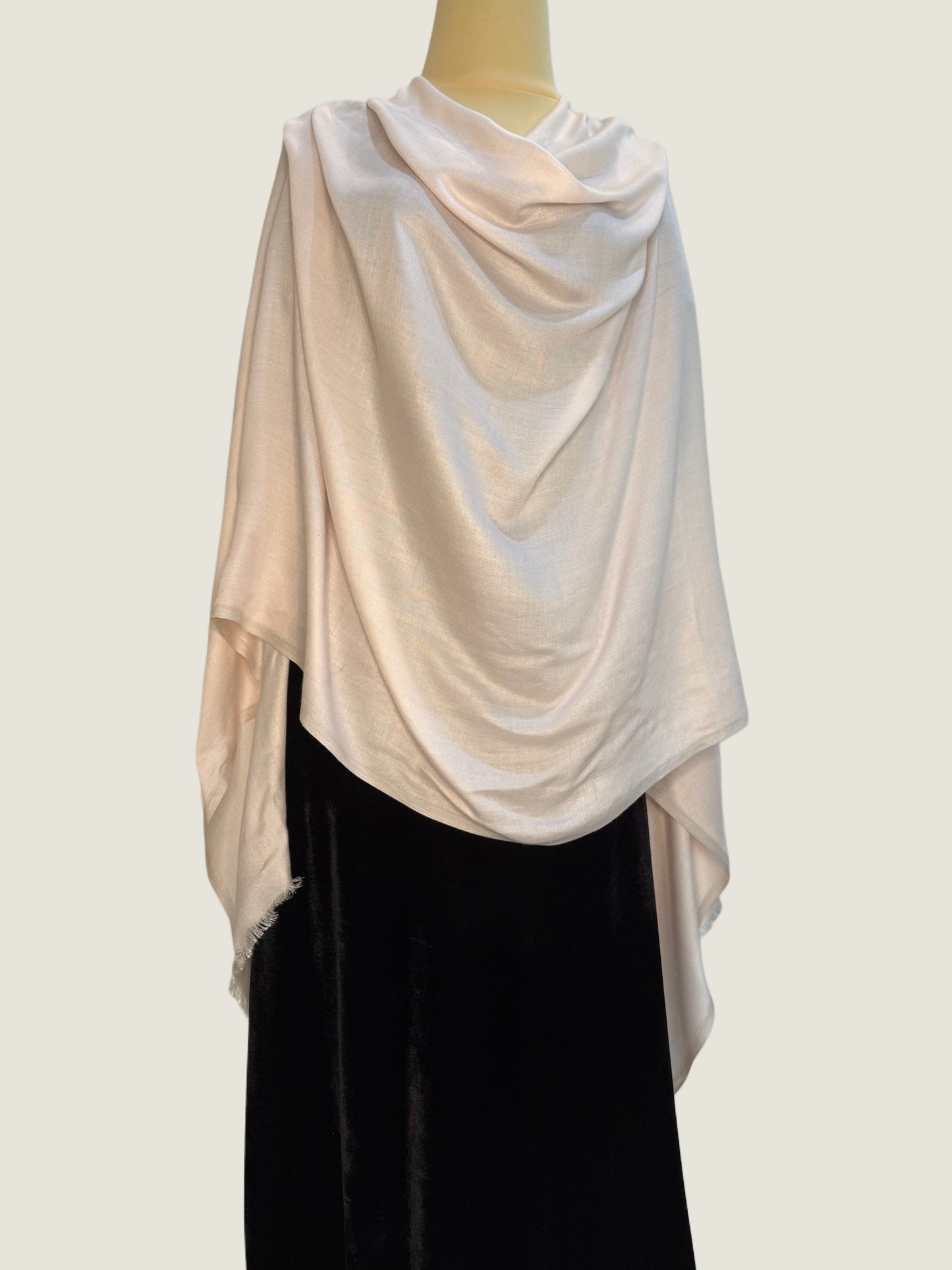 Baby Pink Reversible Stole