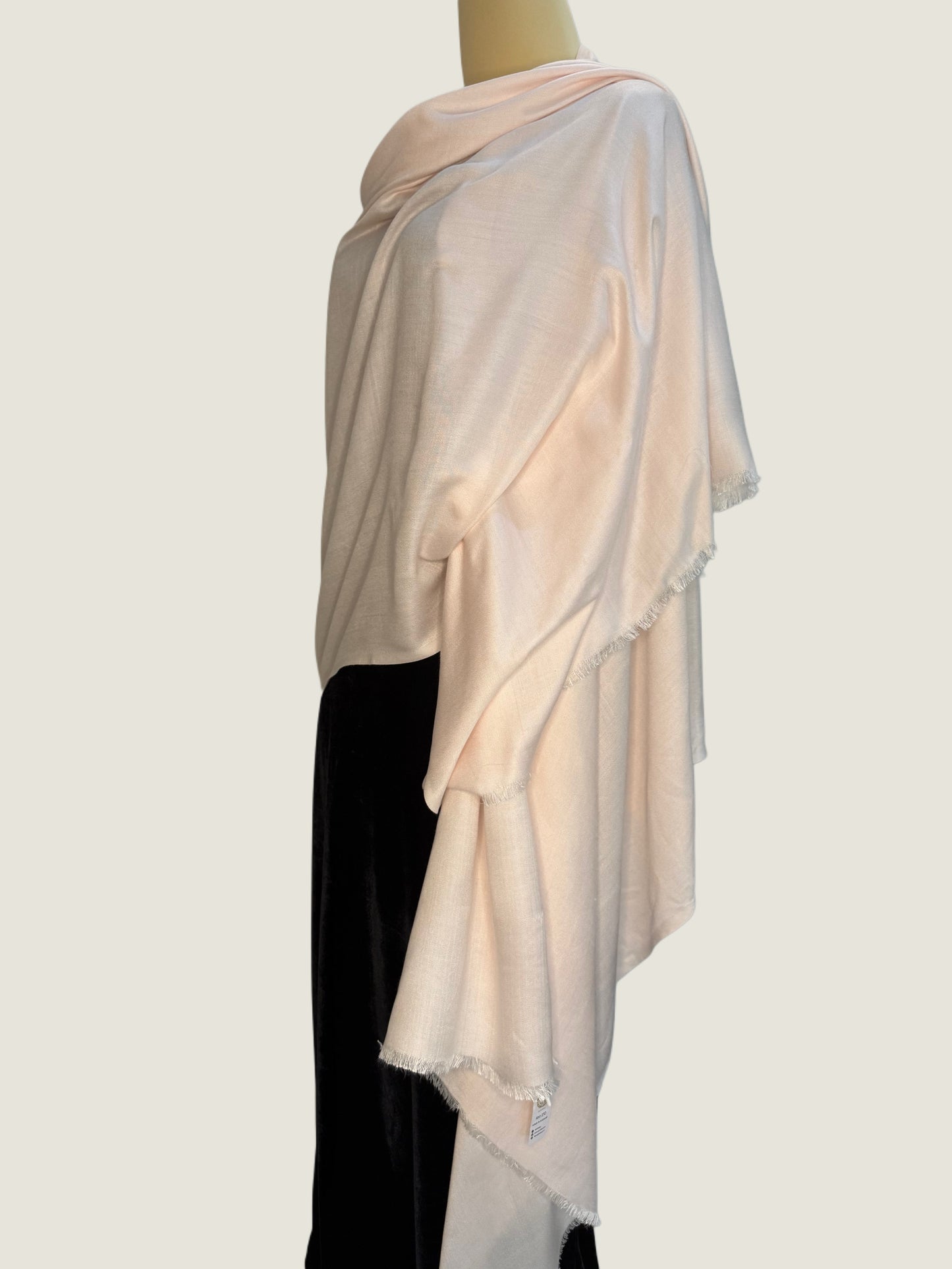 Baby Pink Reversible Stole