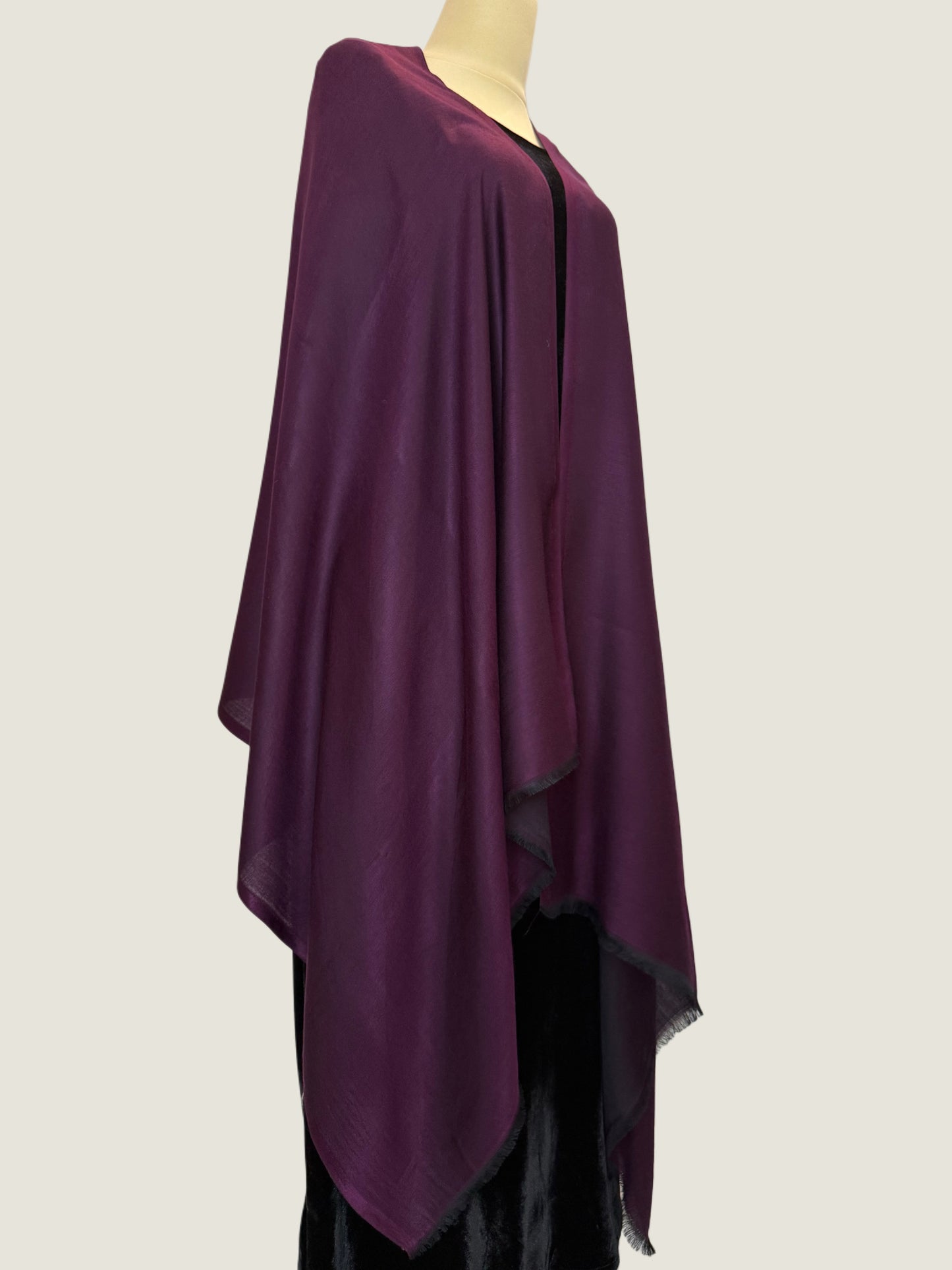 Plum Reversible Stole