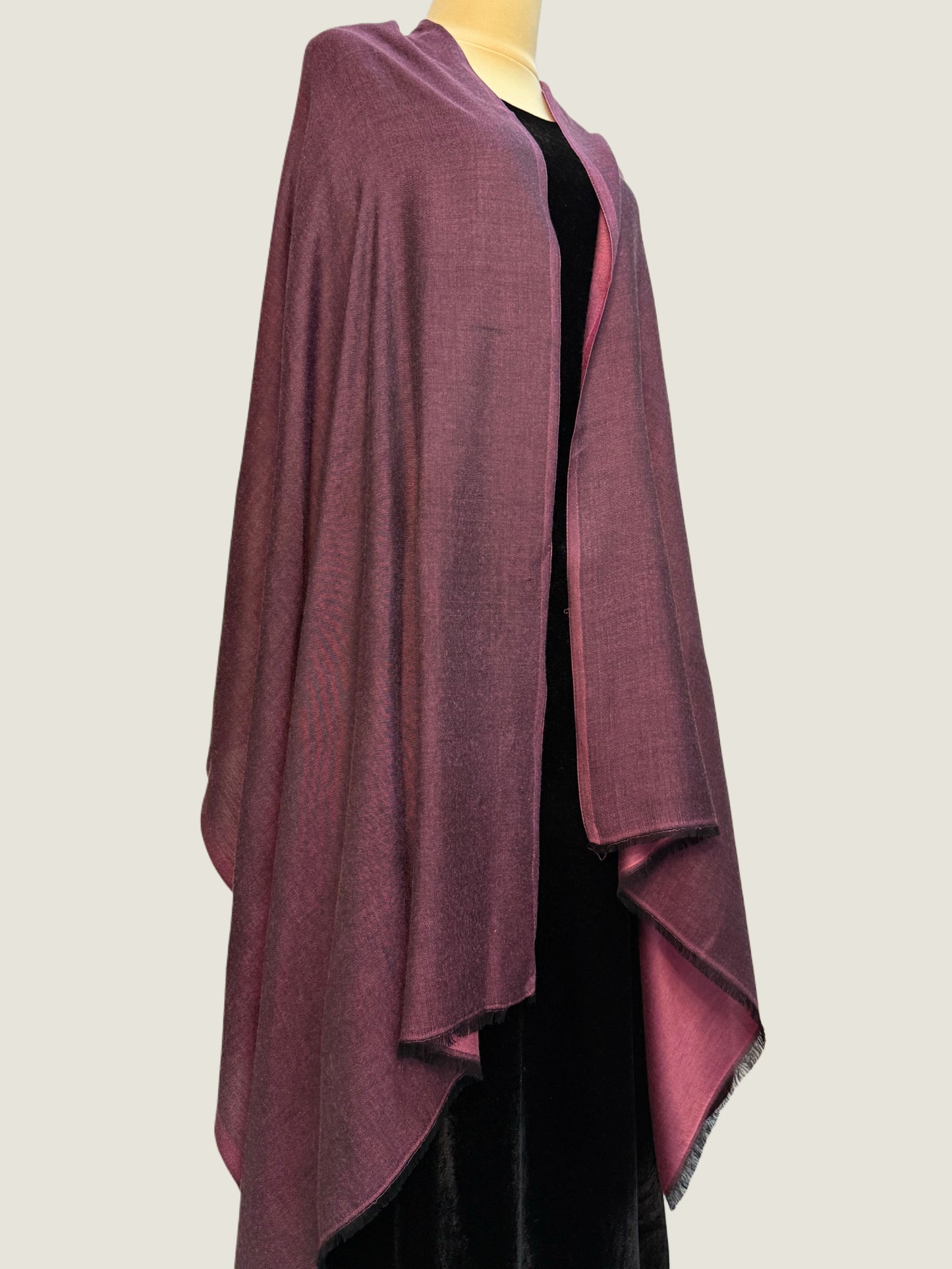 Dusky Rose Reversible Stole