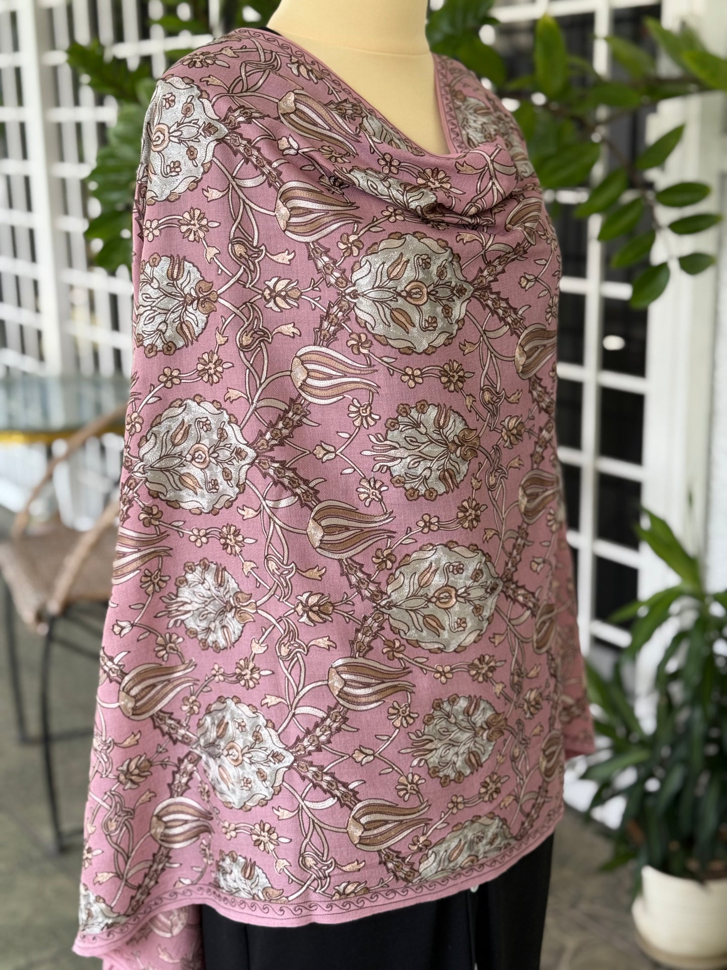 Tulip Stole Pink