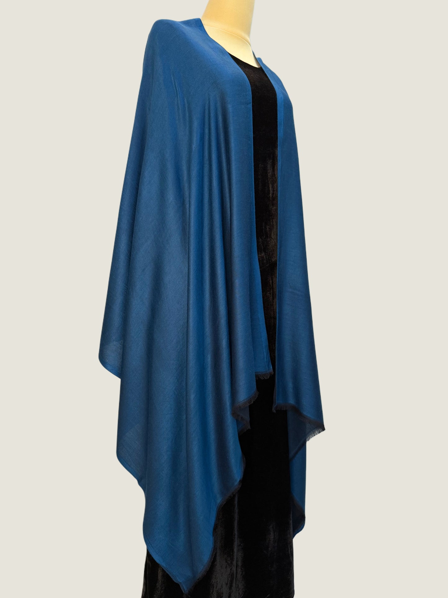 Royal Blue Reversible Stole