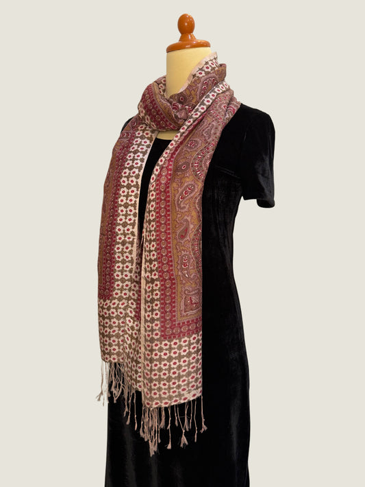 Autumn Floral Printed Stole