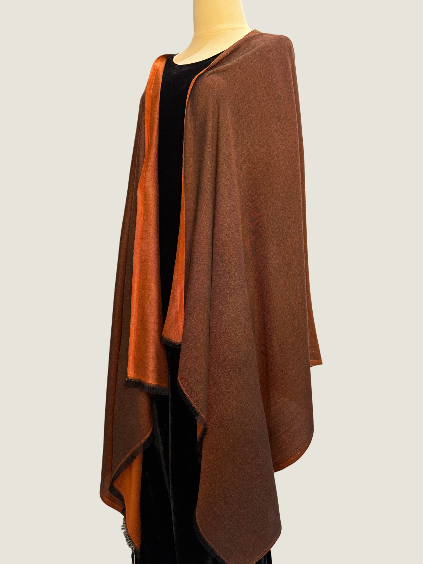 Persimmon Reversible Stole