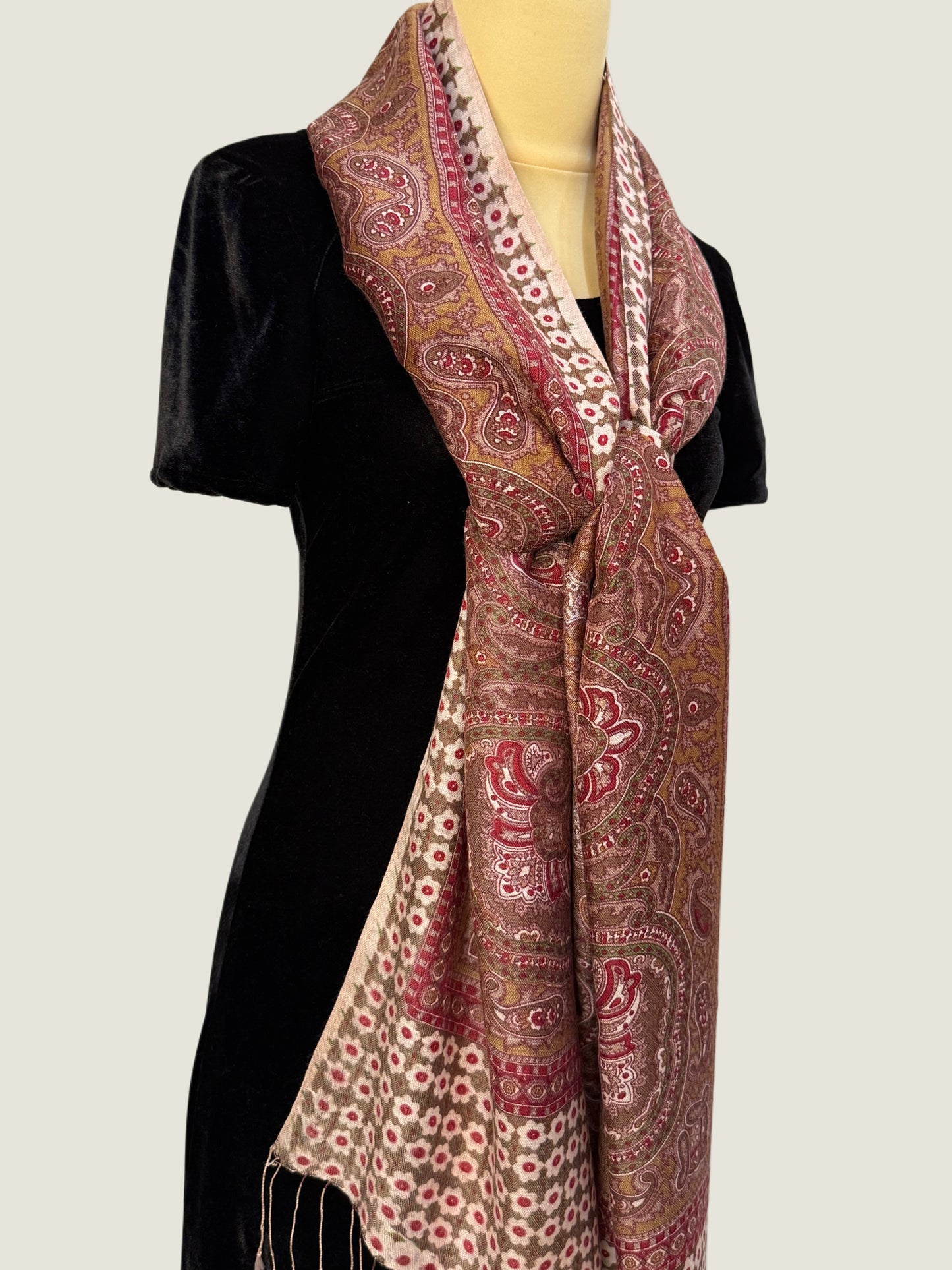 Autumn Floral Printed Stole