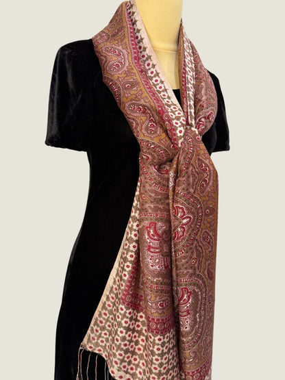 Autumn Floral Printed Stole