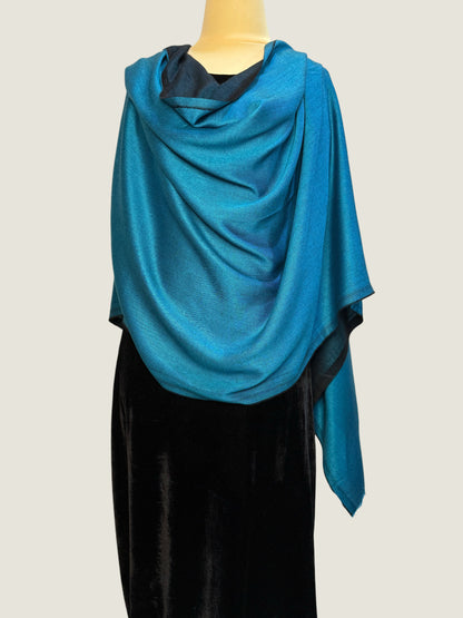 Peacock Reversible Stole