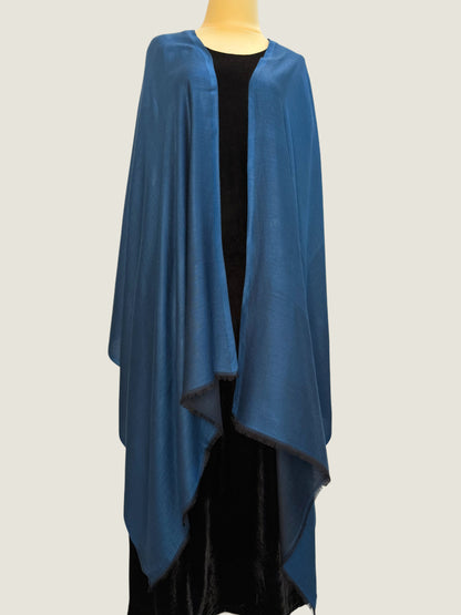 Royal Blue Reversible Stole