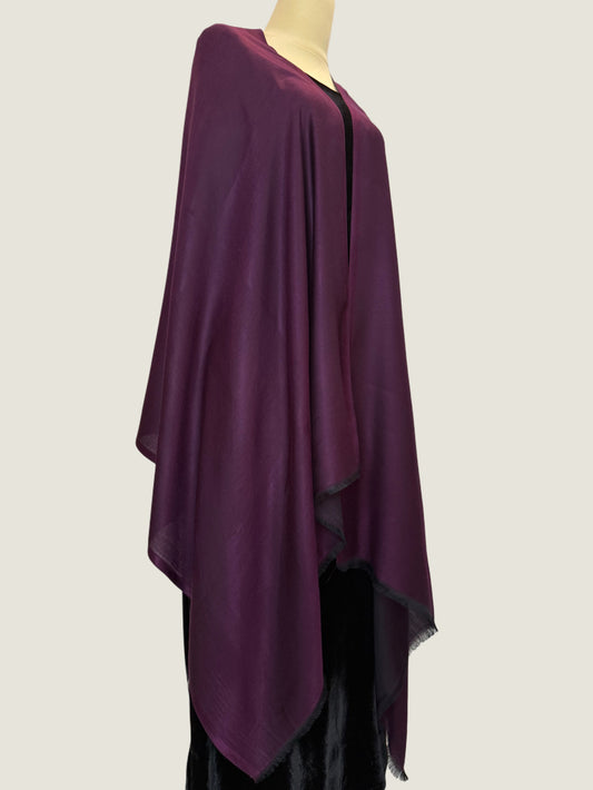 Plum Reversible Stole