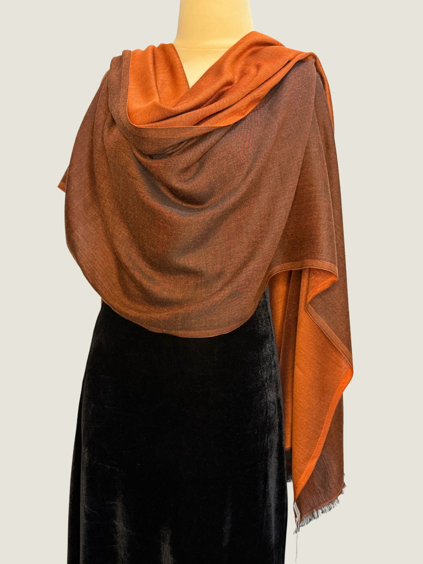 Persimmon Reversible Stole