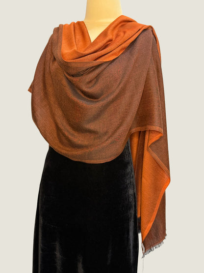 Persimmon Reversible Stole