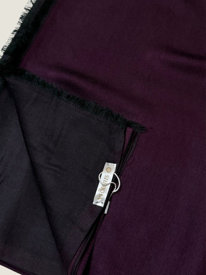 Plum Reversible Stole