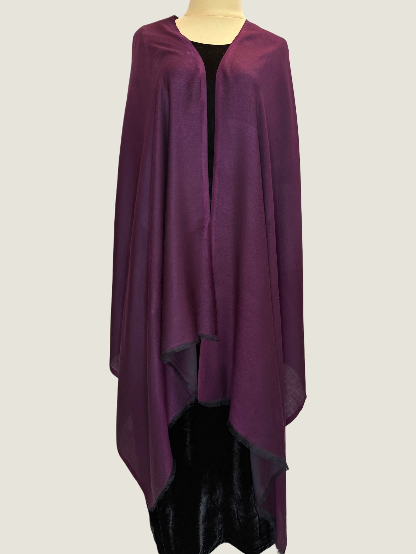 Plum Reversible Stole