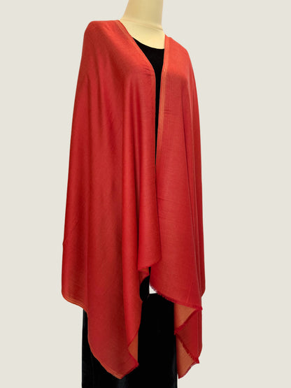 Grapefruit Reversible Stole