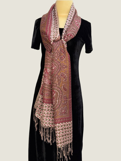 Autumn Floral Printed Stole