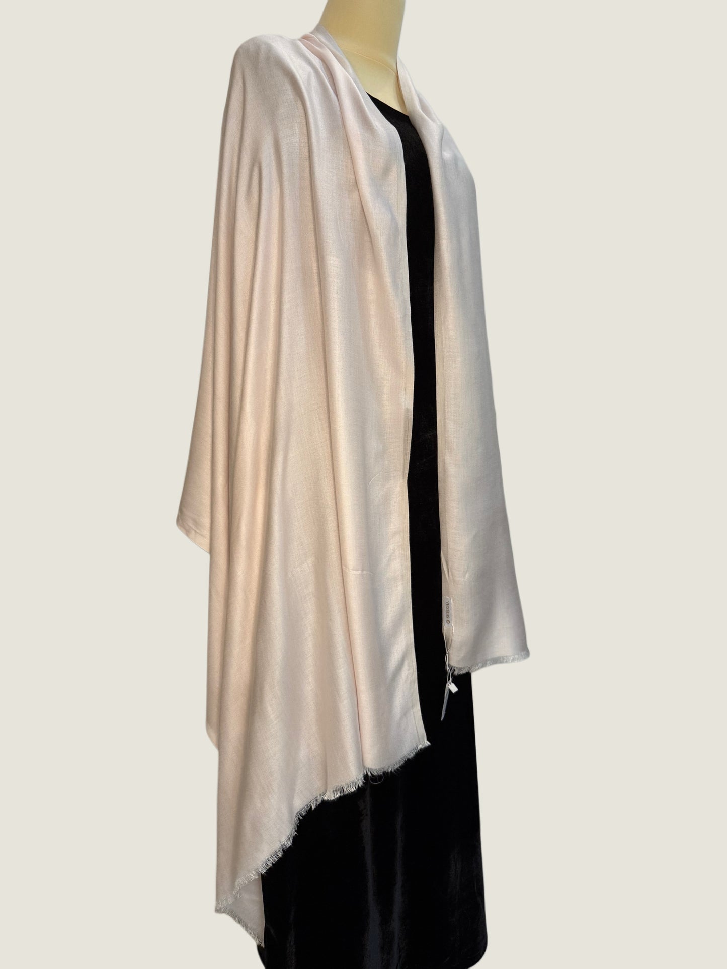 Baby Pink Reversible Stole