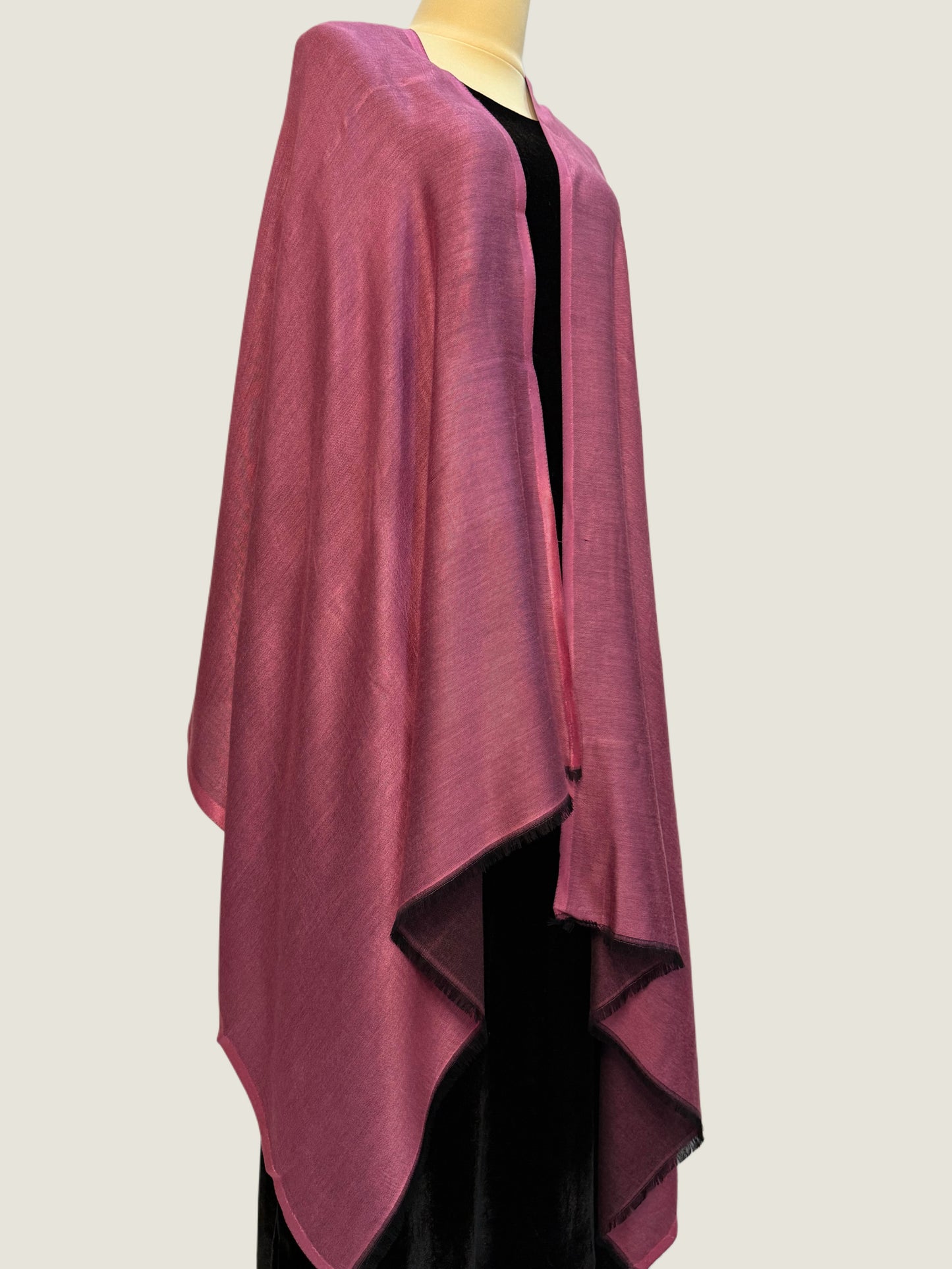 Dusky Rose Reversible Stole