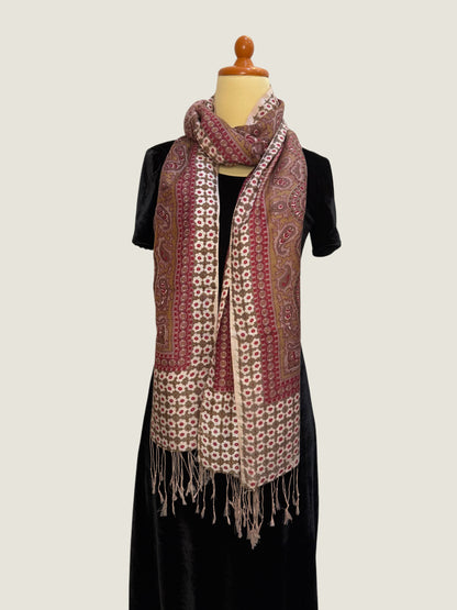 Autumn Floral Printed Stole
