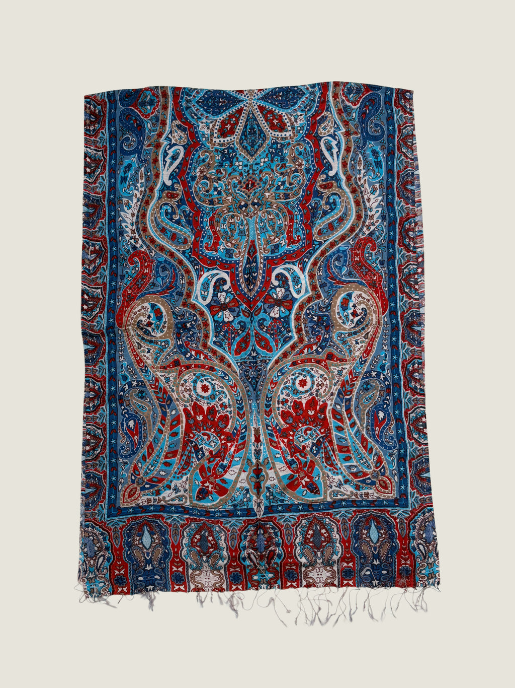 Midnight Ruby Floral Printed Stole