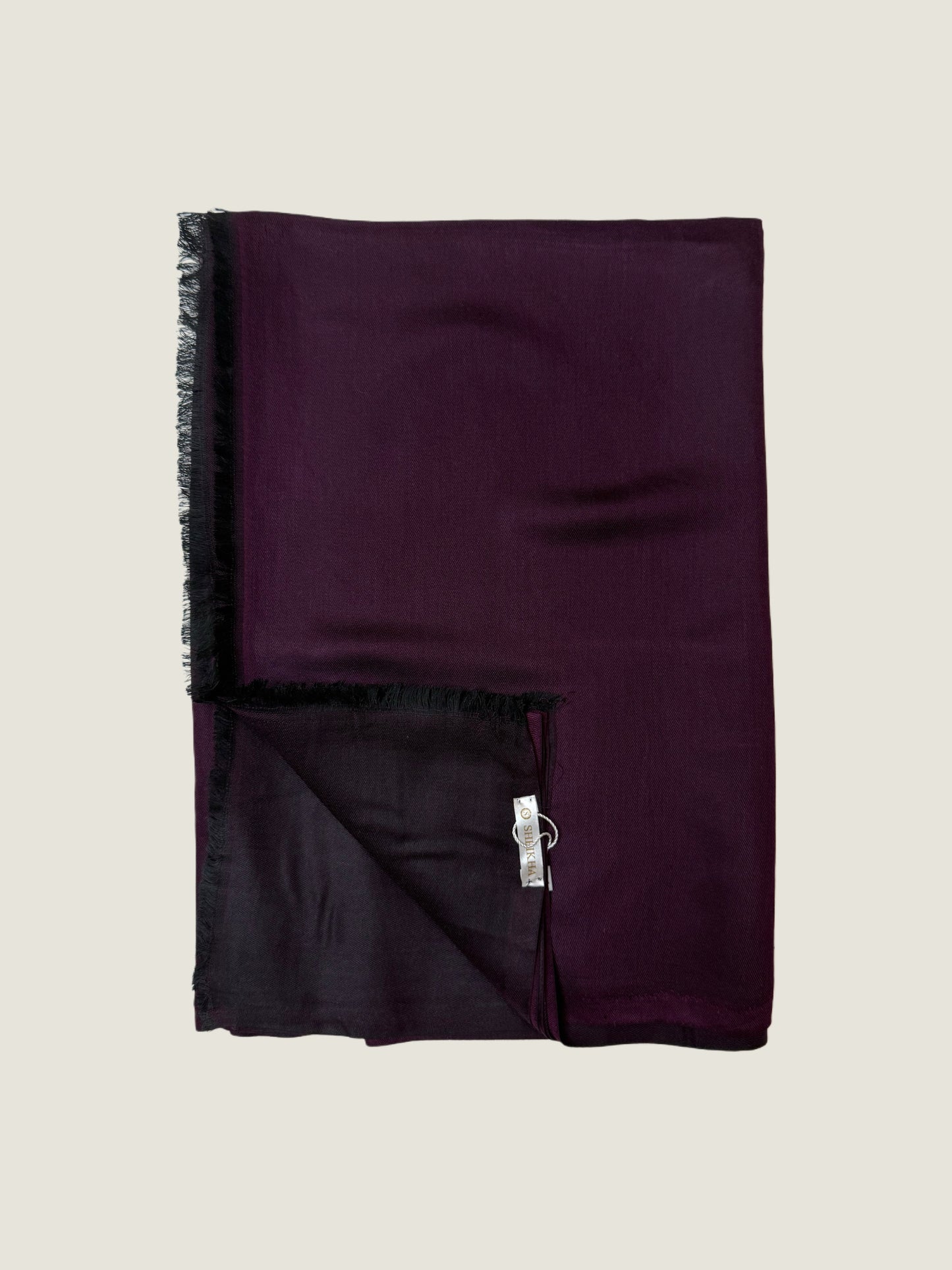 Plum Reversible Stole