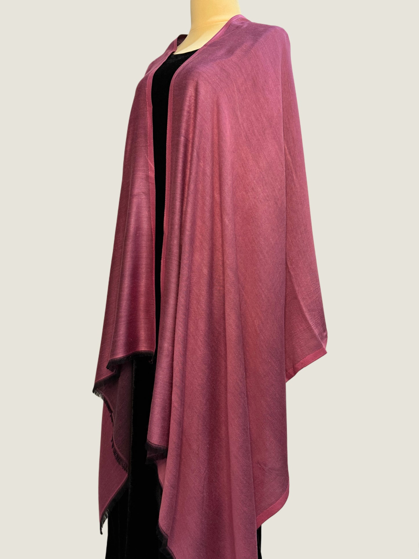 Dusky Rose Reversible Stole