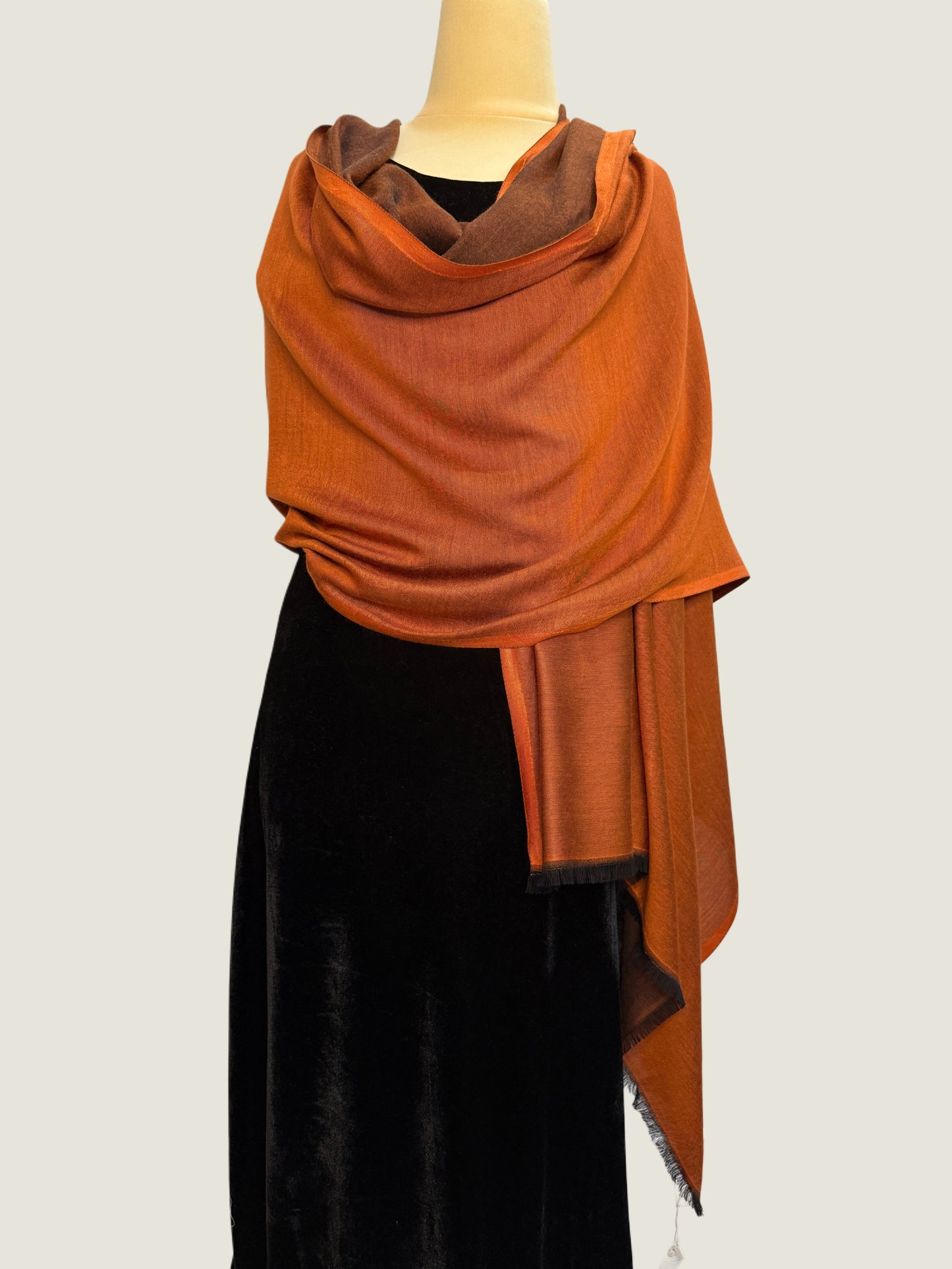 Persimmon Reversible Stole