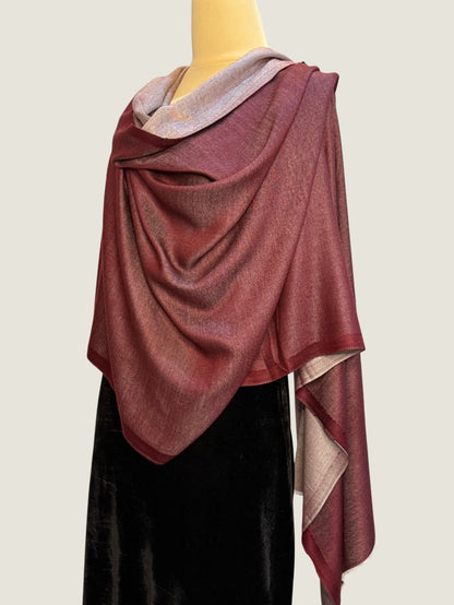 Mulberry Reversible Stole