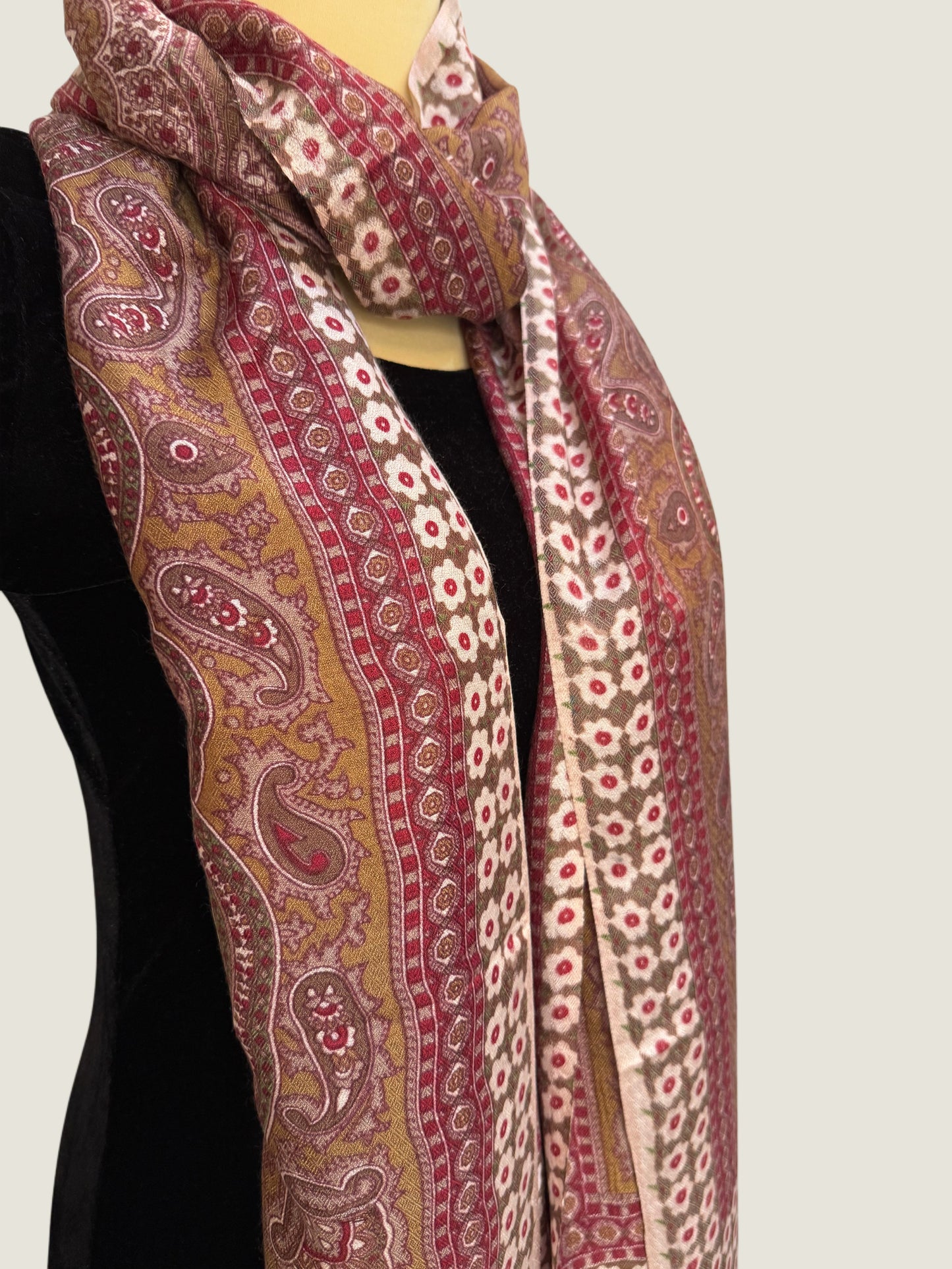 Autumn Floral Printed Stole