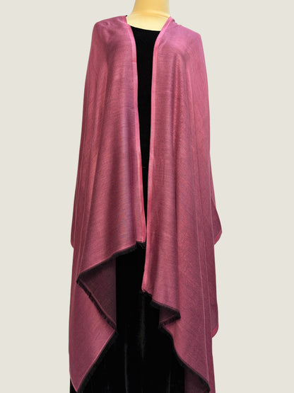 Dusky Rose Reversible Stole