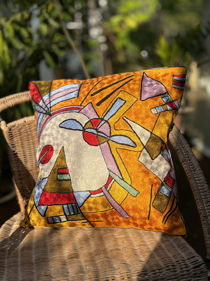 Cotton & Silk Cushion Cover