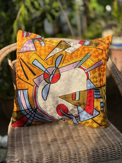 Cotton & Silk Cushion Cover
