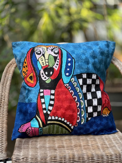 Cotton & Silk Cushion Cover