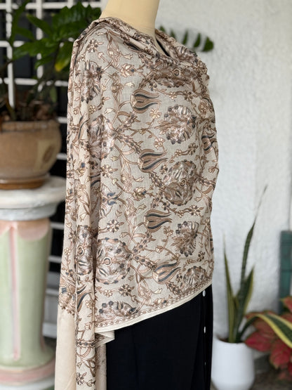 Tulip Stole Beige