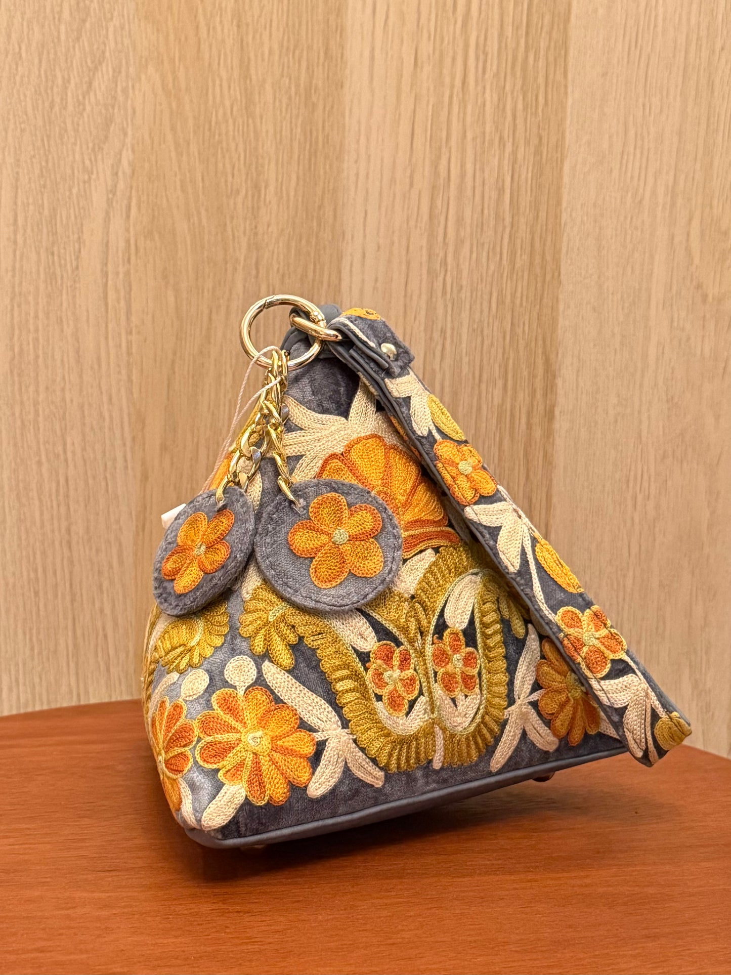 Floral Pyramid Bag