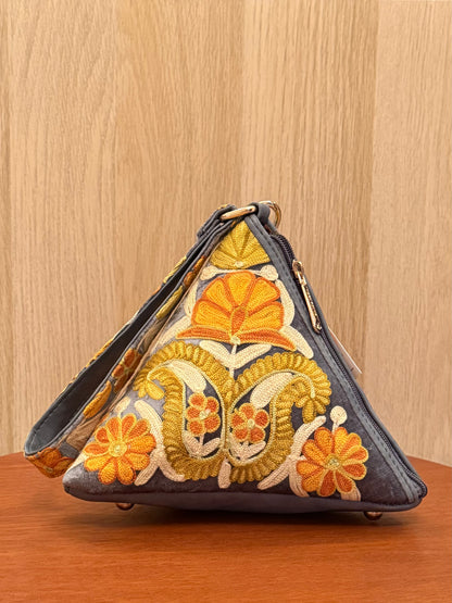 Floral Pyramid Bag