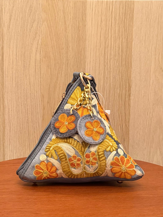 Floral Pyramid Bag