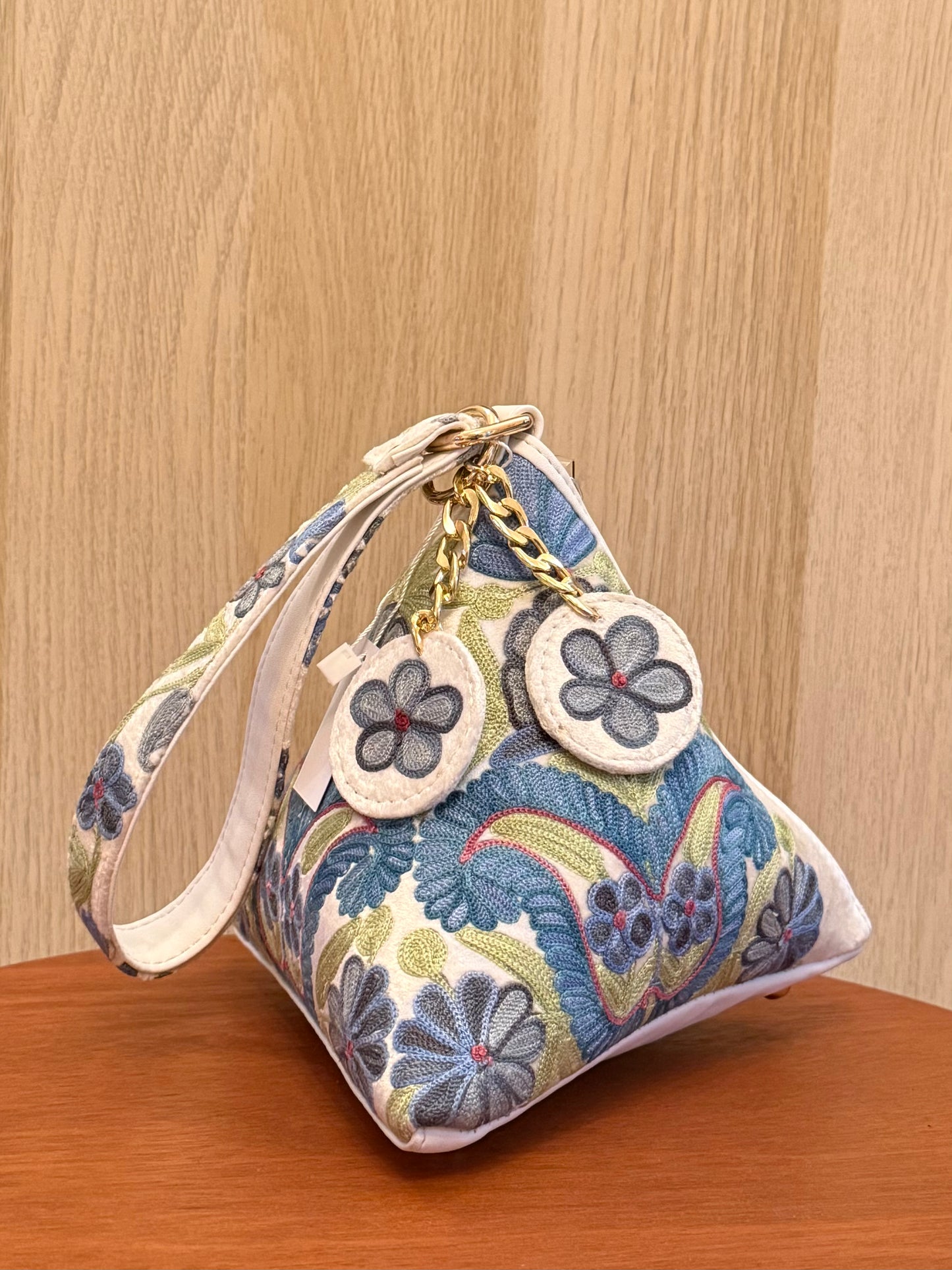 Floral Pyramid Bag