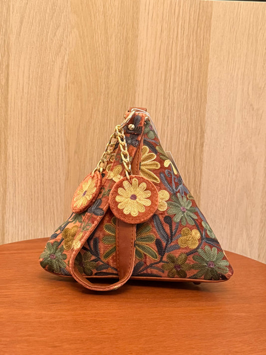Floral Pyramid Bag