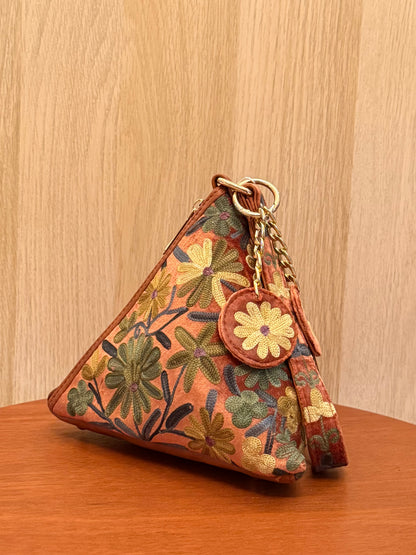 Floral Pyramid Bag