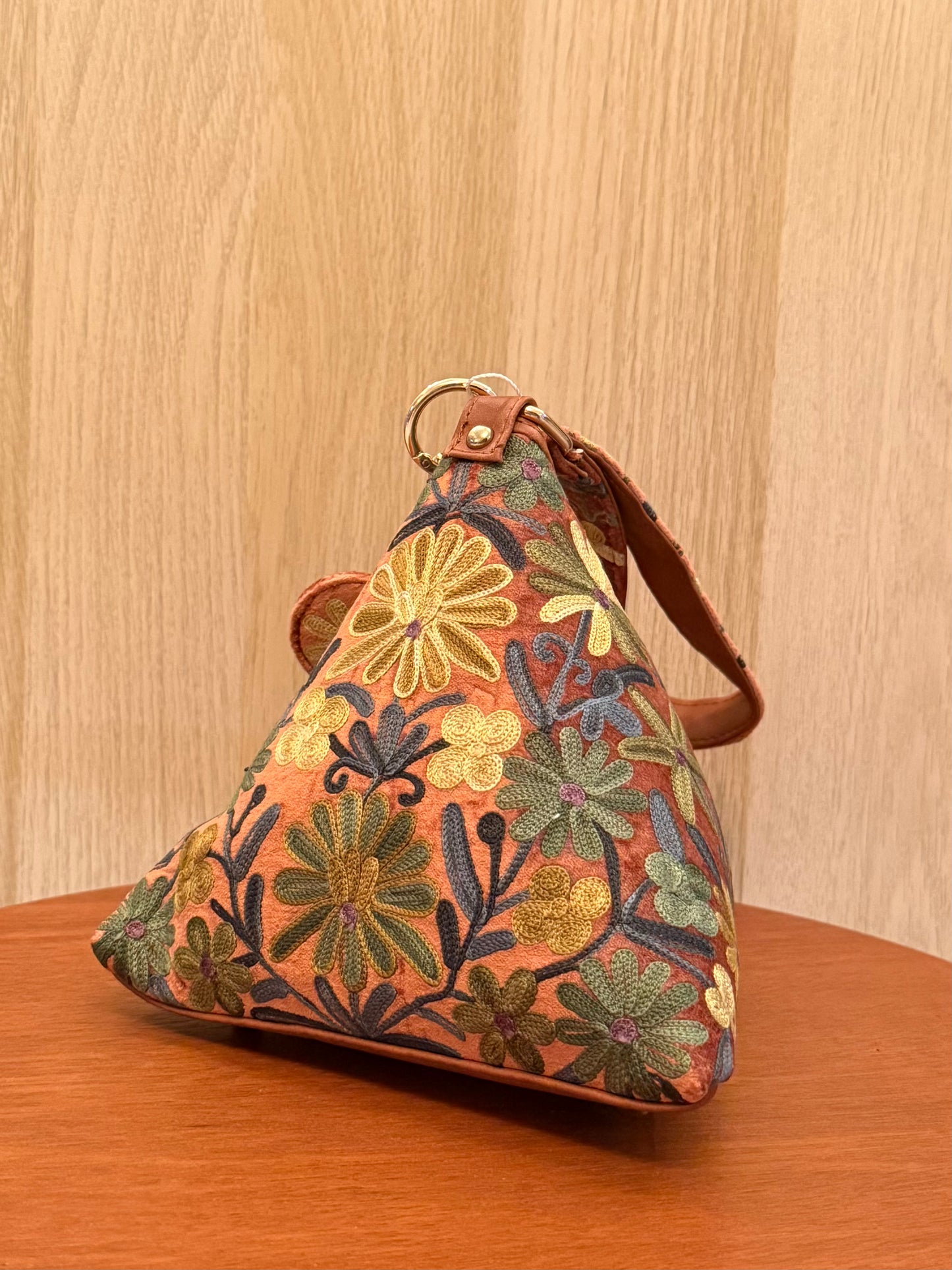 Floral Pyramid Bag