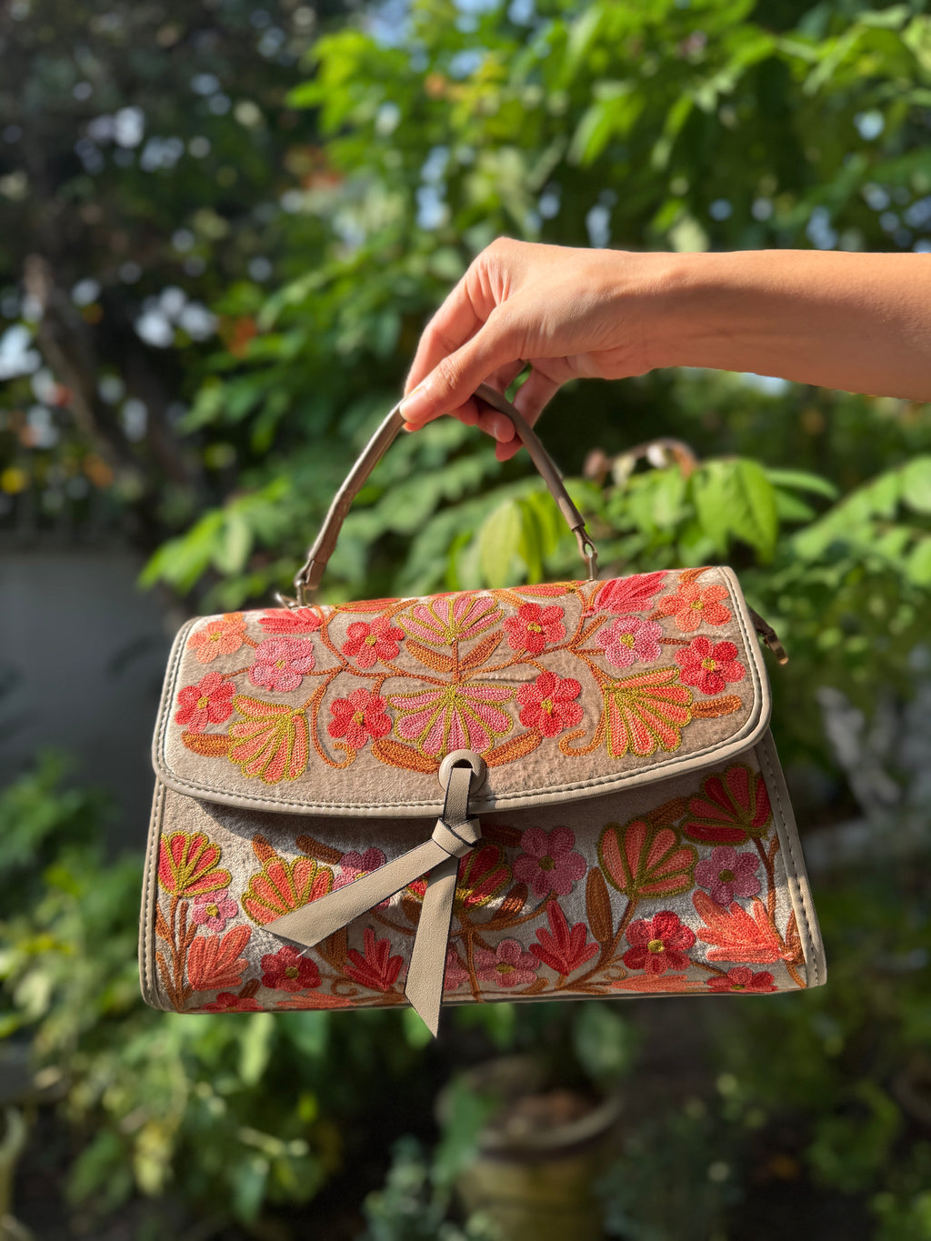Floral Kashmiri Handbag