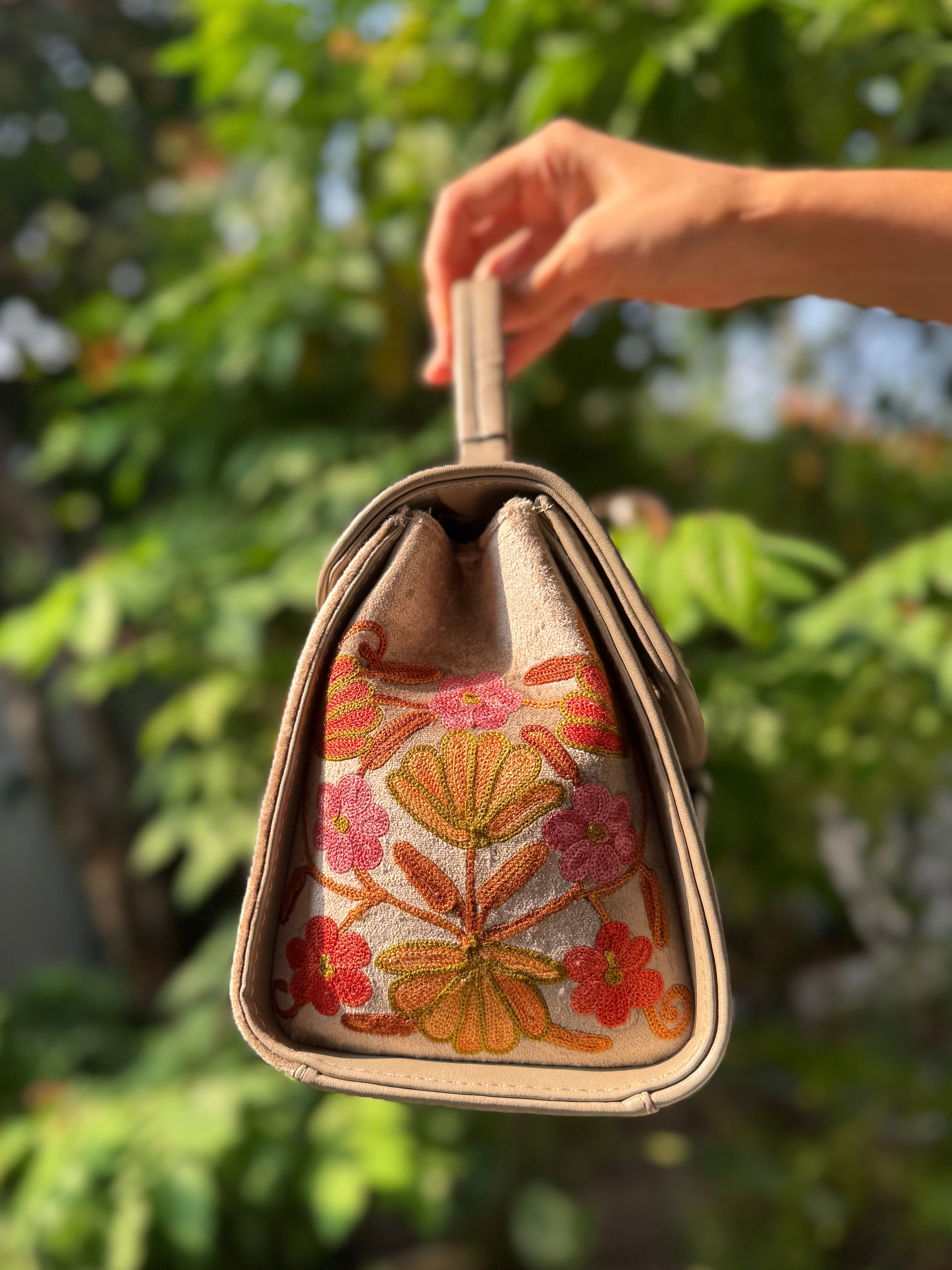 Floral Kashmiri Handbag