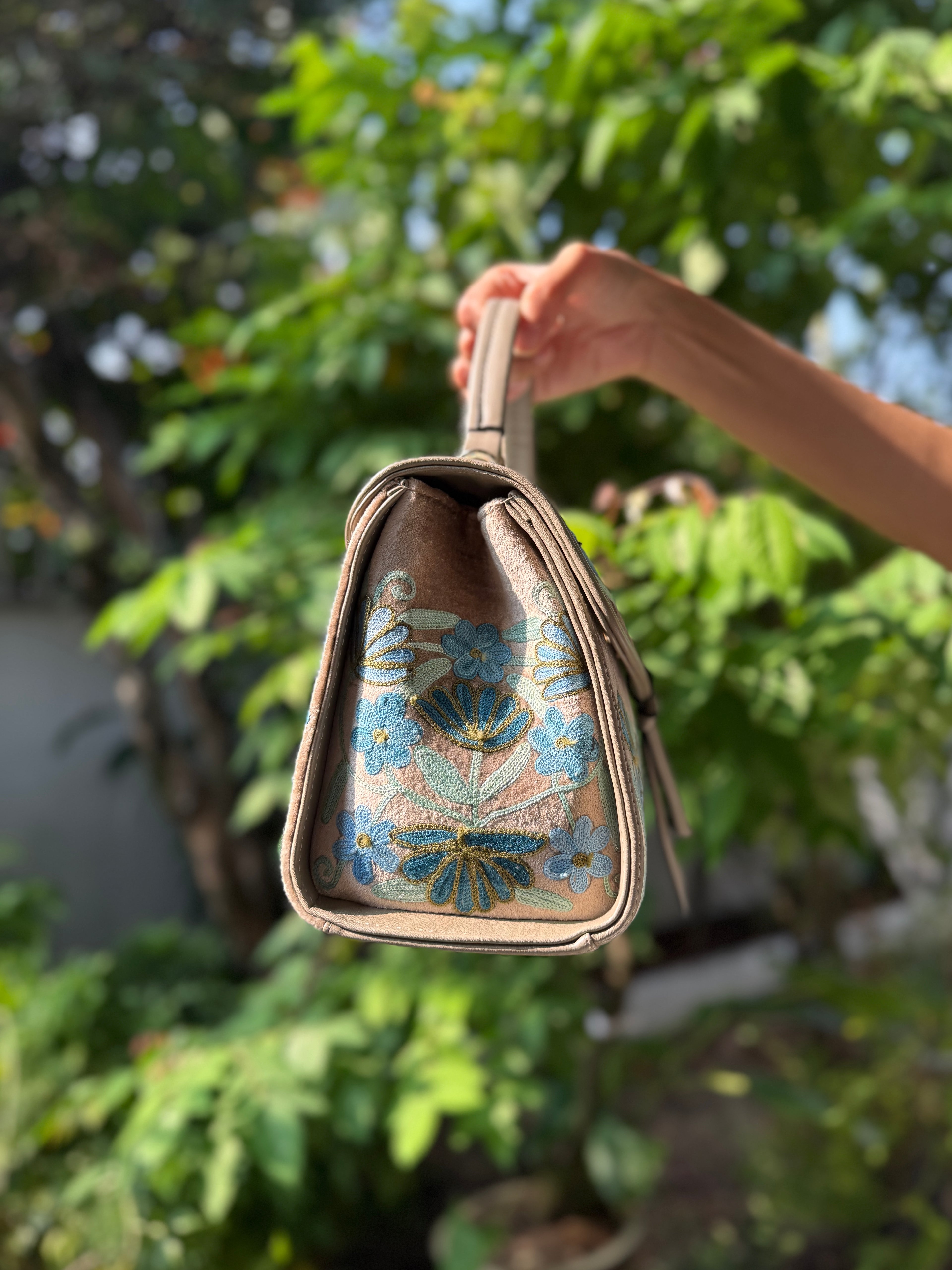 Floral Kashmiri Handbag