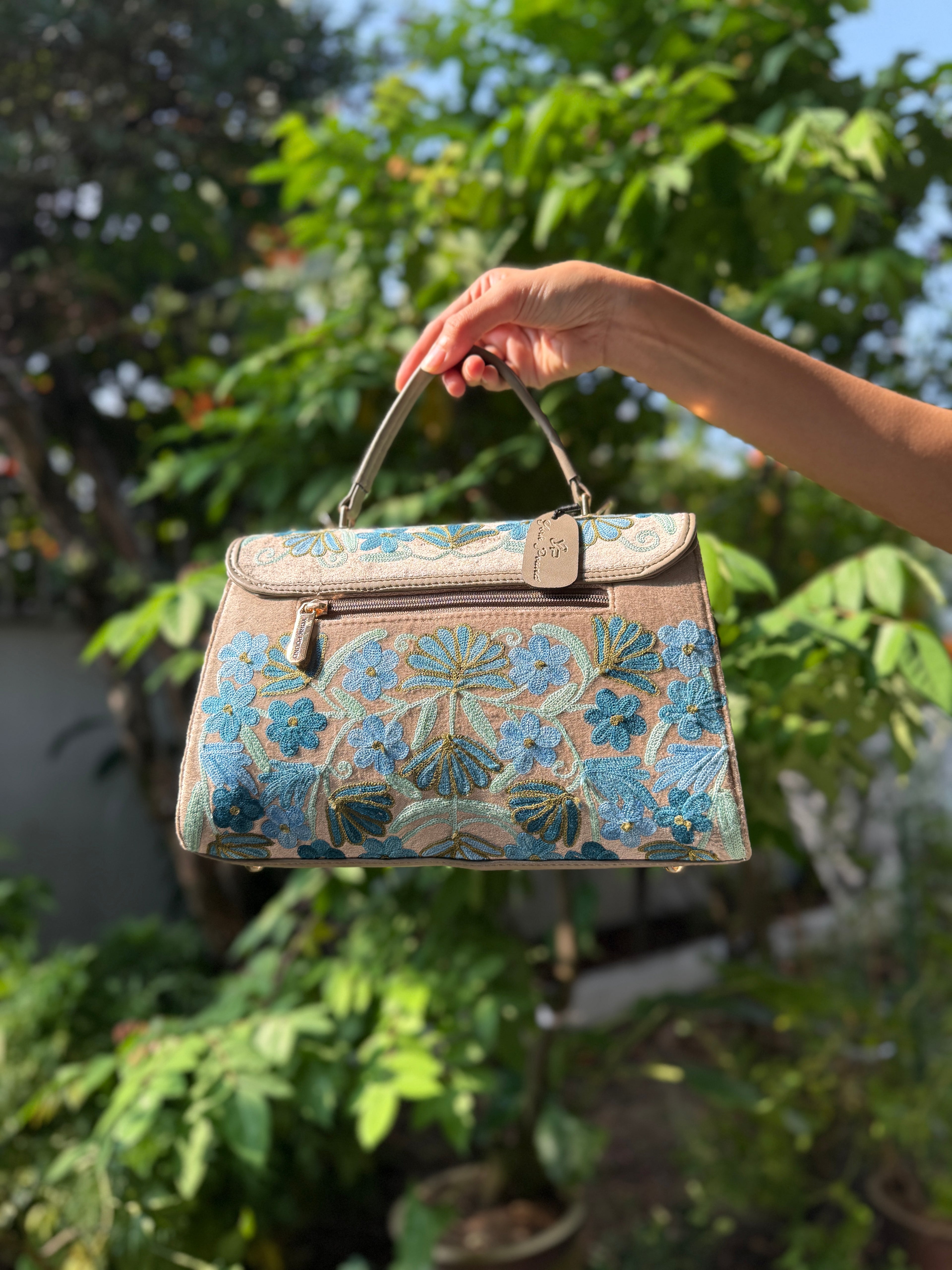 Floral Kashmiri Handbag
