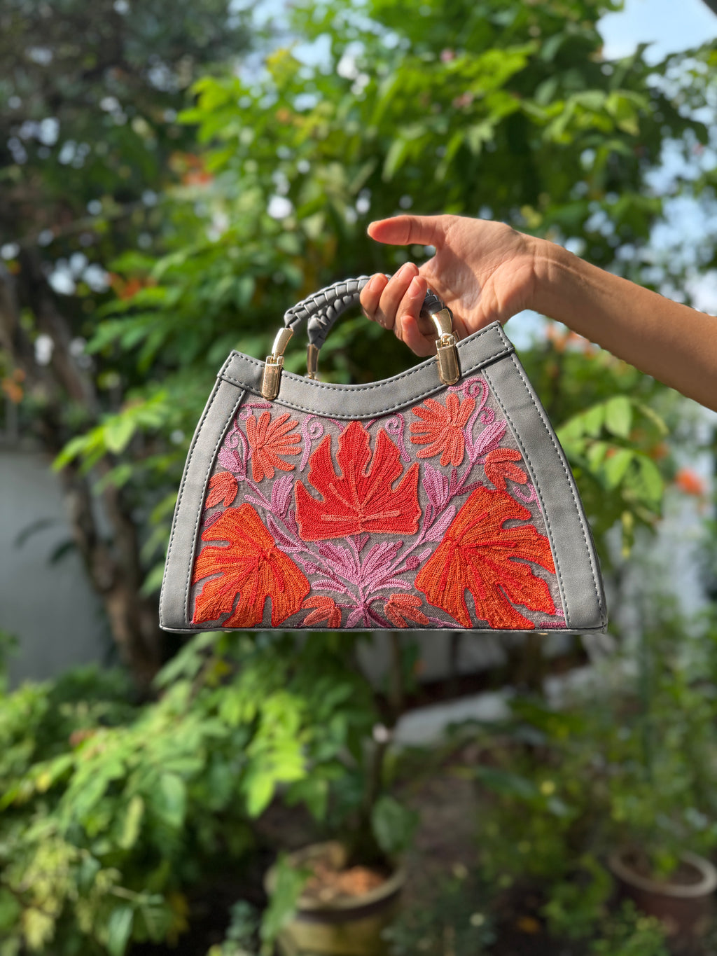 Floral Kashmiri Handbag