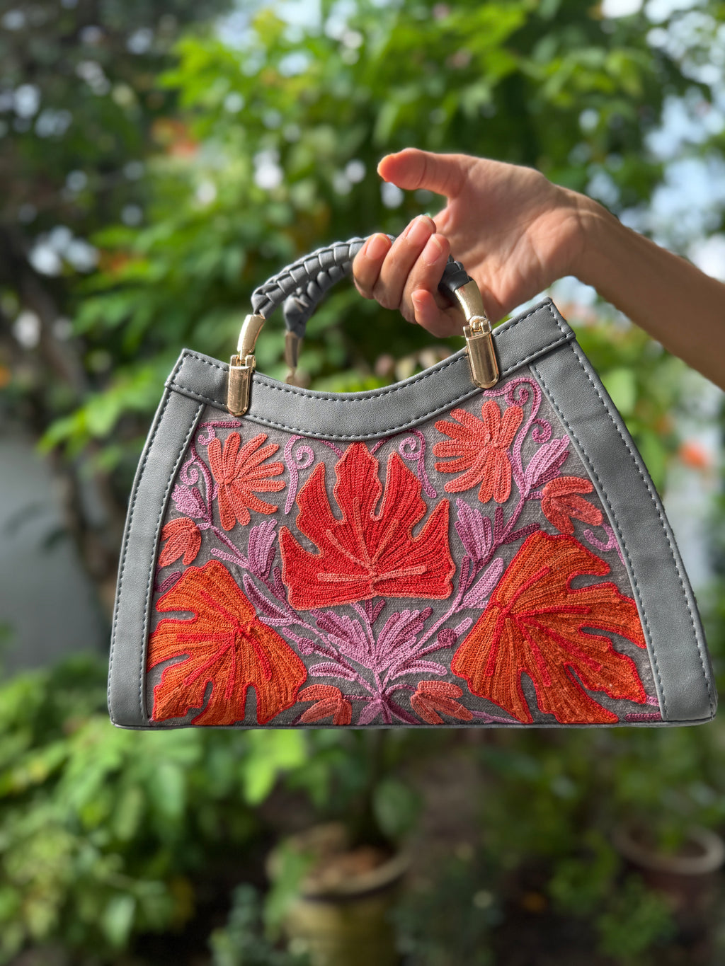 Floral Kashmiri Handbag