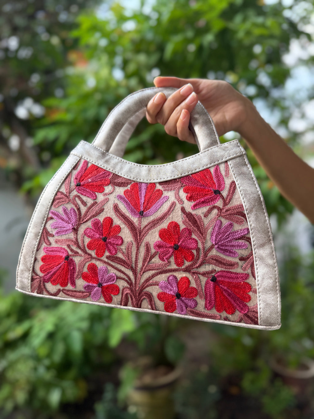 Floral Kashmiri Handbag