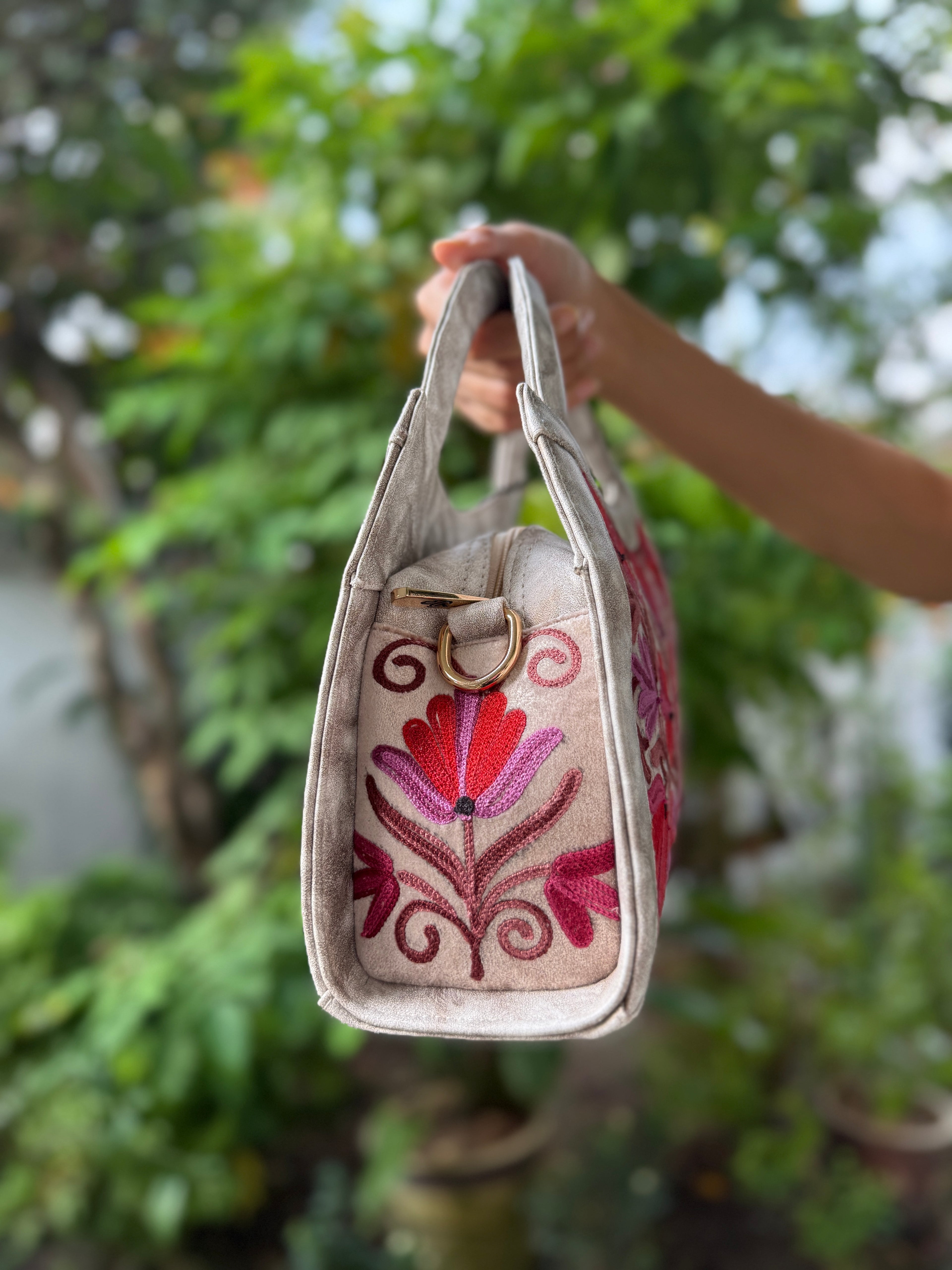 Floral Kashmiri Handbag