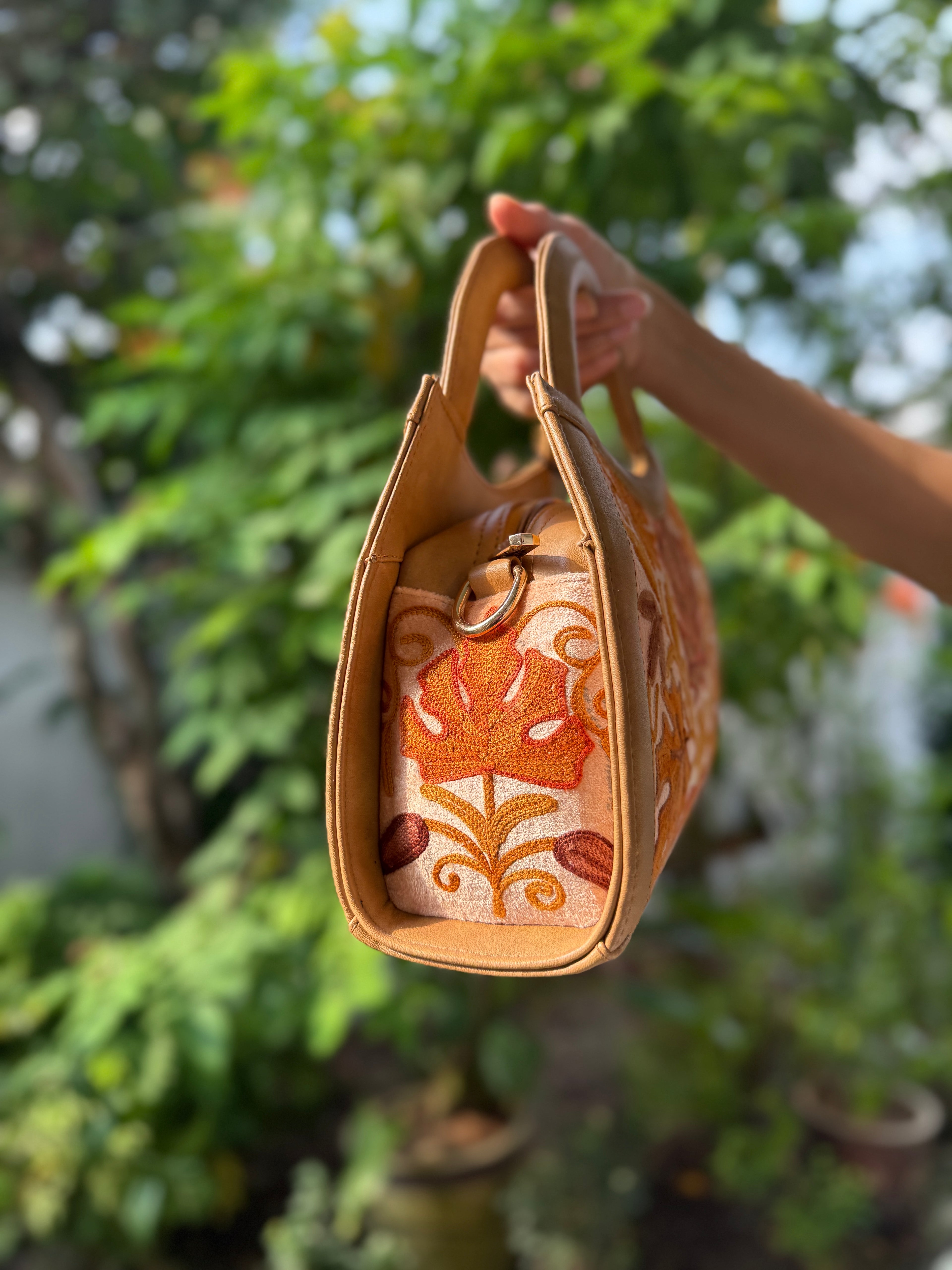 Floral Kashmiri Handbag