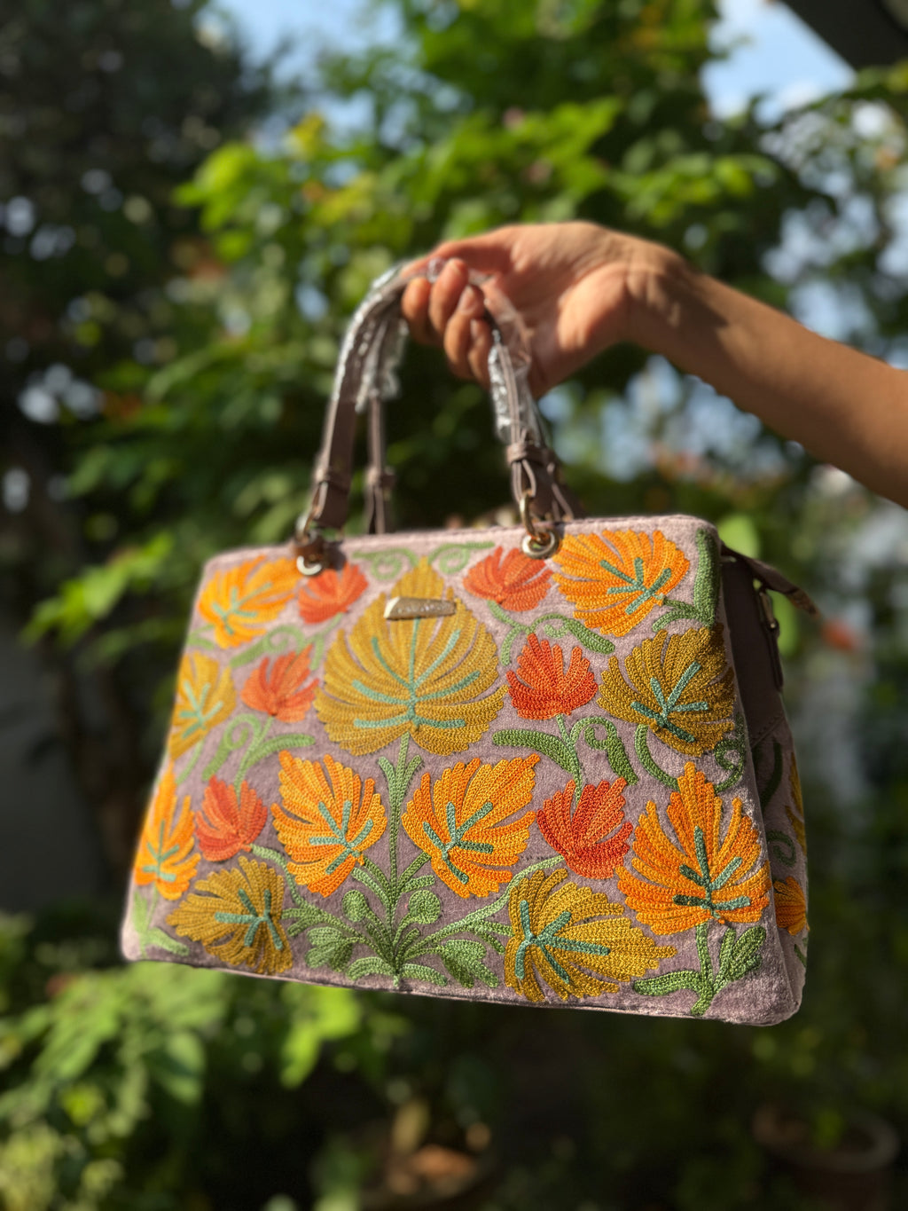 Floral Kashmiri Handbag